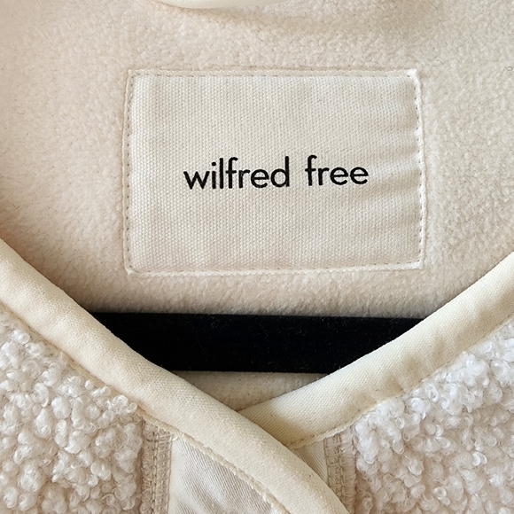 Wilfred Free Sherpa Long Fleece Liner Jacket - Light Birch - M - Picture 6 of 16